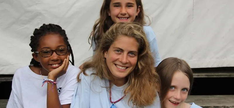 Elisabeth, monitora española en Lou Henry Hoover Camp USA