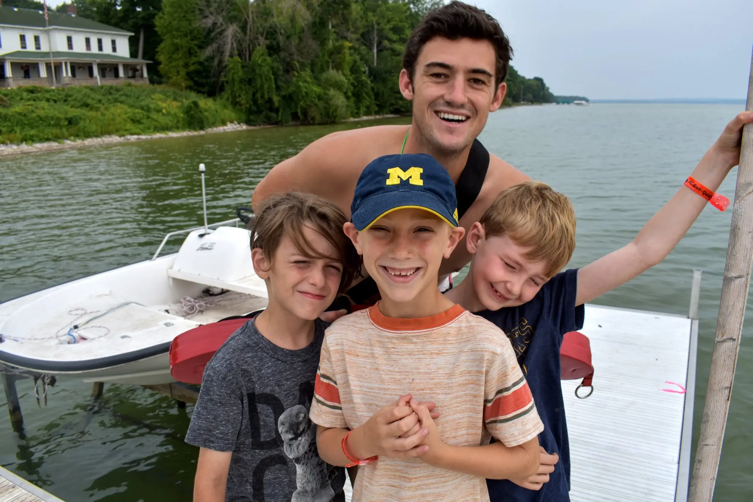 Eric, monitor español en Greenwoods Camp Maine USA